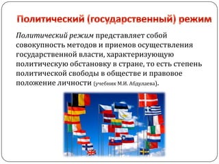 Курсовая работа по теме Авторитарный политический режим Курсовая работа по теме Авторитарный политический режим